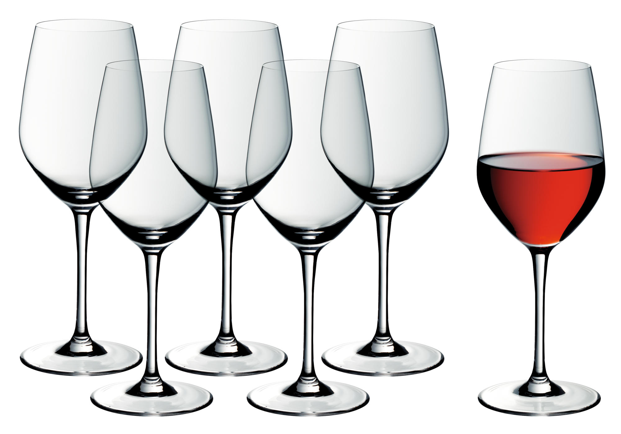 EasyPlus Red wine glasses 6pcs.