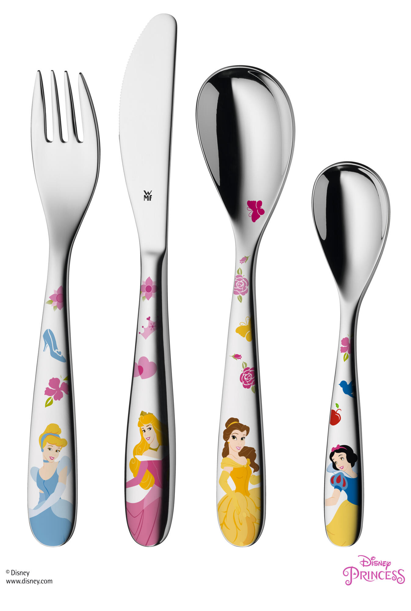 Kids cutlery set Disney Princess, 4-piece