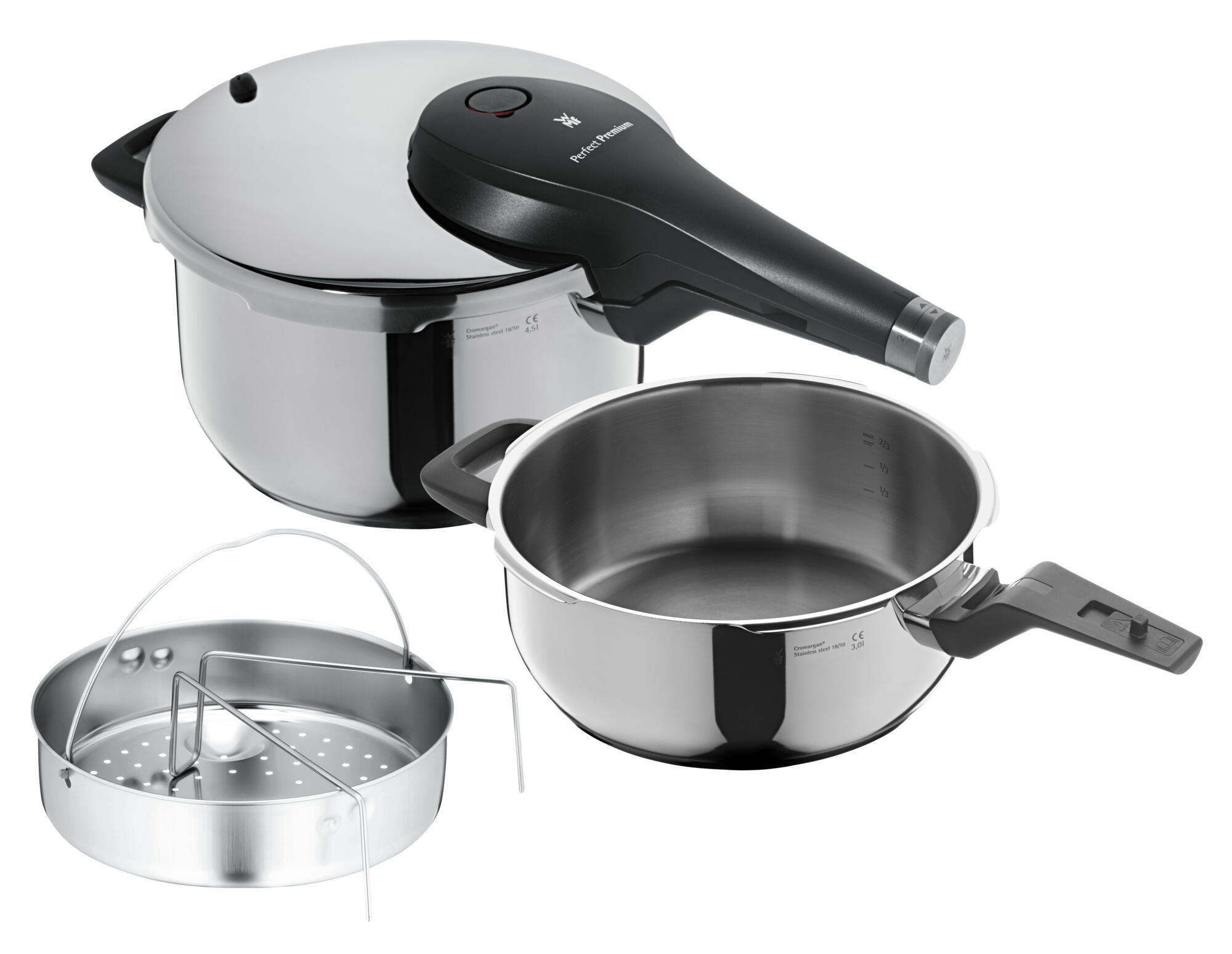 Perfect Plus pressure cooker 4.5 l, Stainless steel
